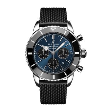 Breitling Superocean Heritage II B01 Chronograph 44 Stainless Steel / Blue / Rubber / Folding