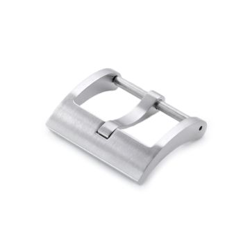 18mm, 20mm or 22mm #67 Sporty Tang Buckle for Leather Watch Strap, Brushed - 6.5mm
