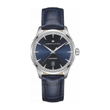 Hamilton Jazzmaster Auto 40 Stainless Steel / Blue
