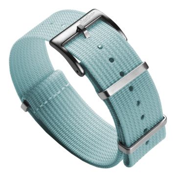 Ridge British Military Nylon Watch Strap - Baby Blue - 22mm
