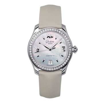 Glashütte Original Lady Serenade Stainless Steel / Diamond / MOP / Satin / Folding