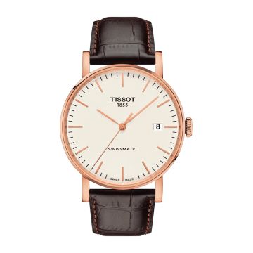 Tissot Everytime Swissmatic 41 Rose Gold / Silver / Strap