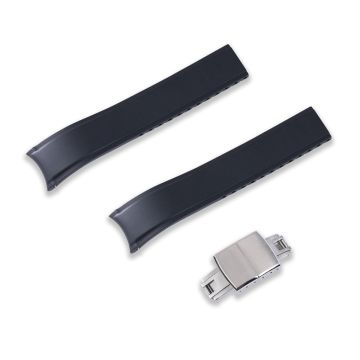 FLEXI-CURVED END FKM RUBBER STRAP (CX03) - 20mm