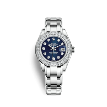 Rolex Datejust Pearlmaster 29 White Gold Diamond / Blue Diamond