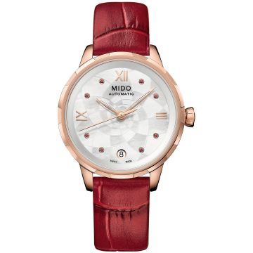 Mido Rainflower Origin Rose Gold / MOP - Ruby