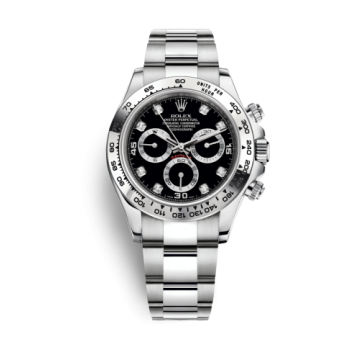 Rolex Cosmograph Daytona White Gold / Black - Diamond