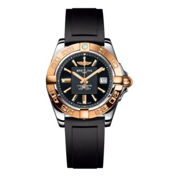 Breitling Galactic 32 Stainless Steel / Rose Gold / Trophy Black / Rubber