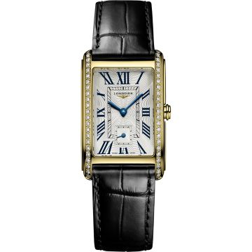 Longines DolceVita 23 Quartz Yellow Gold - Diamond / Silver - Roman