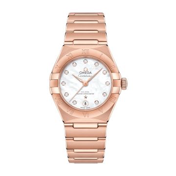 Omega Constellation Manhattan 29 Co-Axial Master Chronometer Sedna Gold / MOP