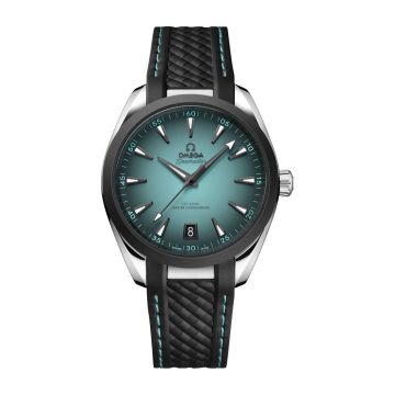 Omega Seamaster Aqua Terra 150M Master Chronometer 41 Stainless Steel - Ceramic / Turquoise / Rubber