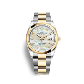 Rolex Datejust 36 Stainless Steel / Yellow Gold / Smooth / MOP Diamond / Oyster