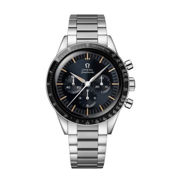Omega Speedmaster First Omega in Space Master Chronometer Stainless Steel / Blue-Grey / Bracelet