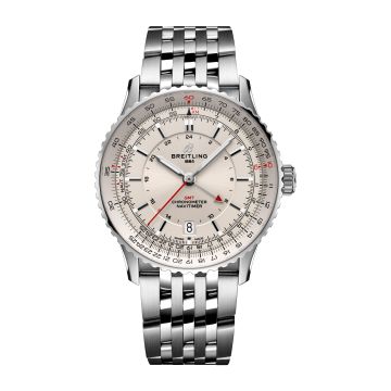 Breitling Navitimer GMT 41 Automatic Stainless Steel / Silver / Bracelet
