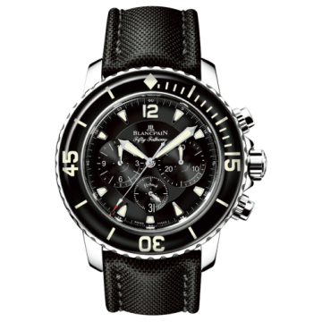Blancpain Fifty Fathoms Chronographe Flyback Stainless / Black / Black Canvas