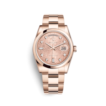 Rolex Day-Date 36 Everose Domed / Oyster / Pink Computer
