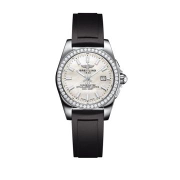 Breitling Galactic 29 Stainless Steel / Diamond / Pearl / Rubber