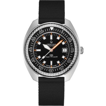 Certina DS Super PH1000M Stainless Steel / Black / TIDE