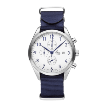 Laco Chronographs Helgoland / Stainless Steel / White