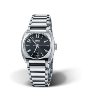 Oris Frank Sinatra Lady Date Stainless Steel / Black