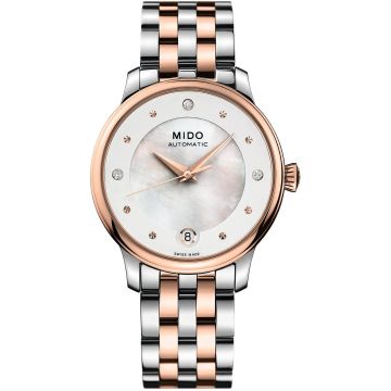 Mido Baroncelli Lady Day Stainless Steel - Rose Gold / MOP / Bracelet
