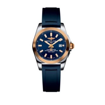 Breitling Galactic 29 Stainless Steel / Rose Gold / Horizon Blue / Rubber