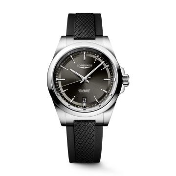 Longines Conquest 38 Stainless Steel / Green / Rubber