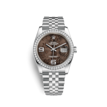 Rolex Datejust 36 Stainless Steel Diamond / Jubilee/ Bronze Floral
