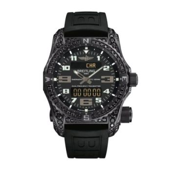 Breitling Emergency II Night Mission Diamondworks / Black / Rubber / Folding