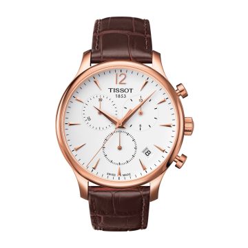 Tissot Tradition Chronograph PVD Rose Gold / Silver