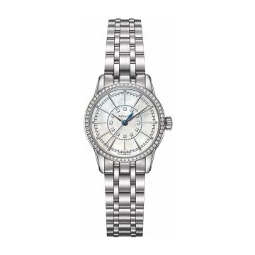 Hamilton Railroad Lady 28 Quartz Stainless Steel - Diamond / MOP / Bracelet