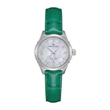 Hamilton Jazzmaster Lady Auto 30 Stainless Steel / MOP