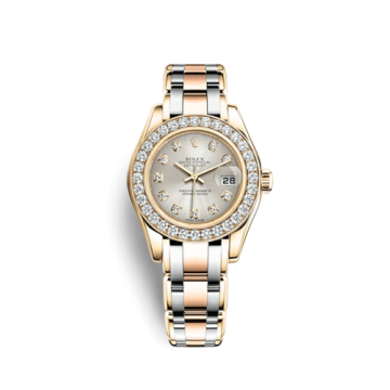 Rolex Datejust Pearlmaster 29 Tridor Diamond Silver Diamonds