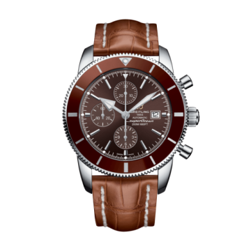 Breitling Superocean Heritage II 46 Chronograph Stainless Steel / Bronze / Bronze /  Croco / Folding