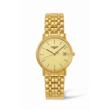 Longines Presence 33 Quartz Yellow