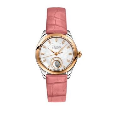 Glashütte Original Lady Serenade Luna Stainless Steel - Red Gold / MOP