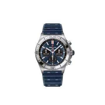 Breitling Chronomat B01 42 Stainless Steel / Blue / Rubber