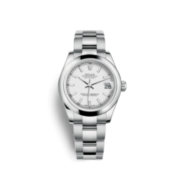 Rolex Datejust 31 Stainless Steel Domed / Oyster / White
