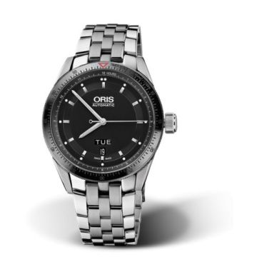 Oris Artix GT Day Date Stainless Steel - Ceramic / Black / Bracelet