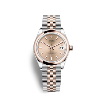 Rolex Datejust 31 Stainless Steel/ Rose Gold / Domed / Rose / Jubilee