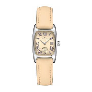 Hamilton Boulton Quartz Small Second Medium Stainless Steel / Macaron - Vanilla