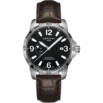 Certina DS Podium GMT Stainless Steel / Black
