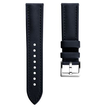 Atlas Sailcloth Watch Strap - Blue - 19mm