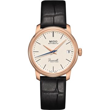 Mido Baroncelli Heritage Lady Rose Gold / Beige