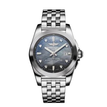 Breitling Galactic 29 Stainless Steel / Black MOP / Japan Special Edition