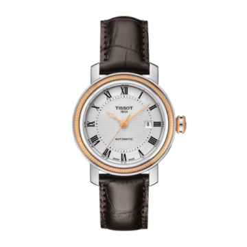 Tissot Bridgeport Automatic 29 Stainless Steel / Rose Gold PVD / Silver / Bracelet