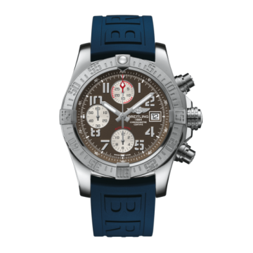 Breitling Avenger II Stainless Steel / Tungsten Gray / Rubber / Folding