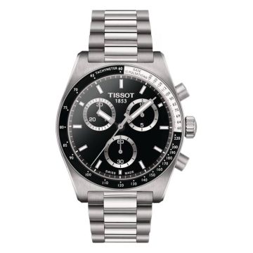 Tissot PR516 Chronograph Quartz Stainless Steel / Black / Bracelet