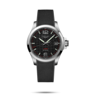 Longines Conquest V.H.P. 41 Stainless Steel / Carbon / Rubber
