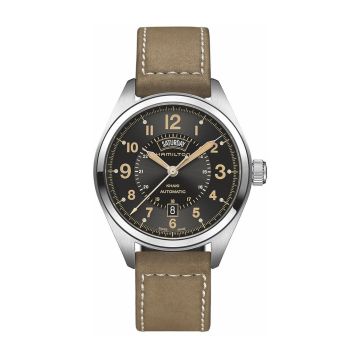 Hamilton Khaki Field Day Date Auto Stainless Steel / Black
