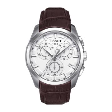 Tissot Couturier Quartz Chronograph Silver / Strap